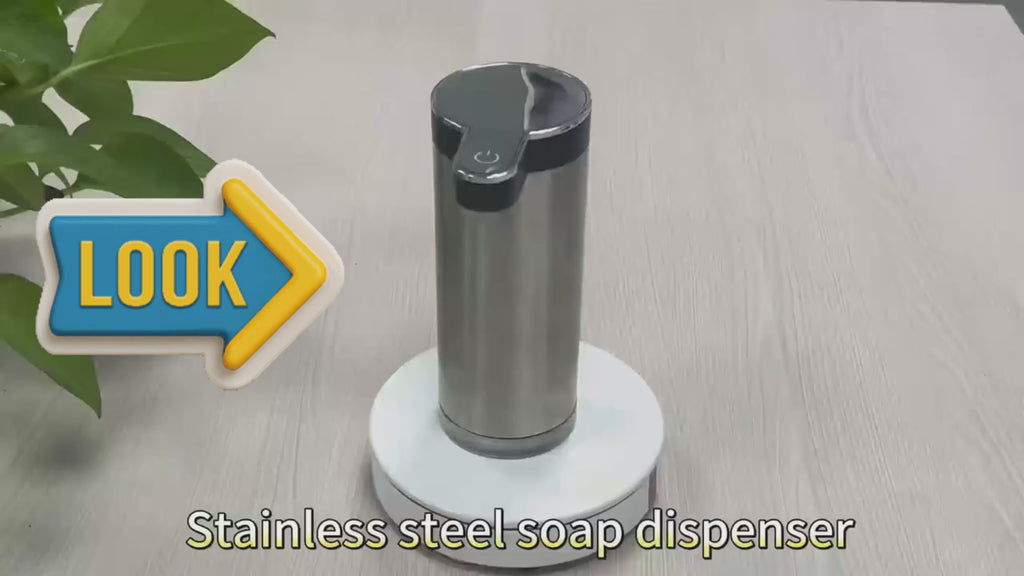 FreshFlush Steel Touch-Free Soap Dispenser